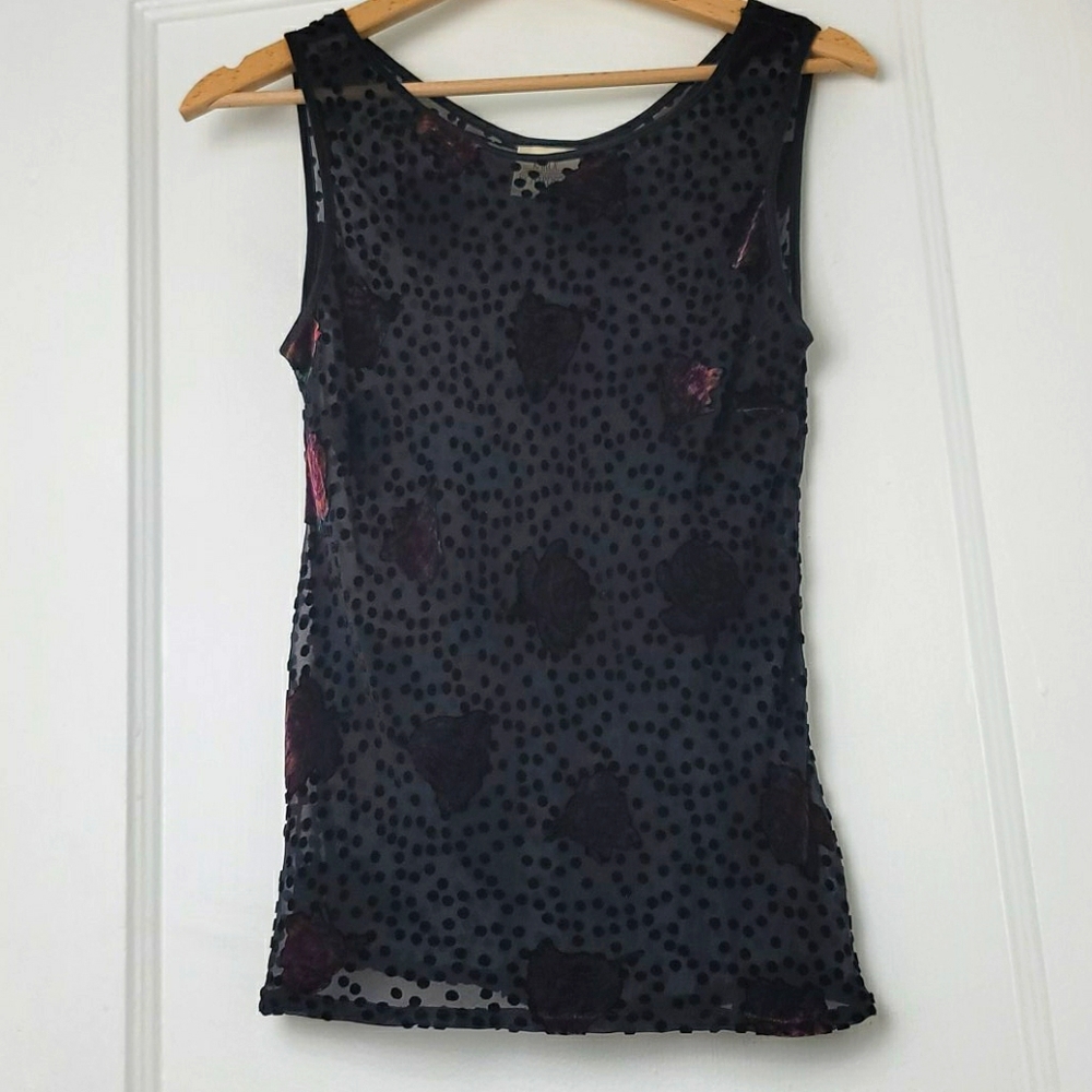 Karol Richardson beautiful sheer top- size s